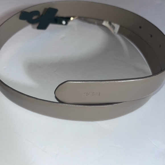 LAUREN Ralph Lauren Leather Tan Belt Sz Small Gold Logo Buckle Women - Picture 10 of 13